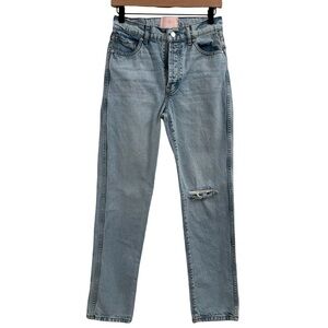 REVICE Light Blue Straight Leg Jeans